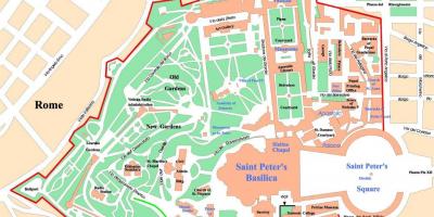 Qyteti i vatikanit hartë politike