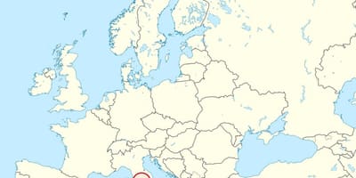 Harta e Vatikanit të evropës